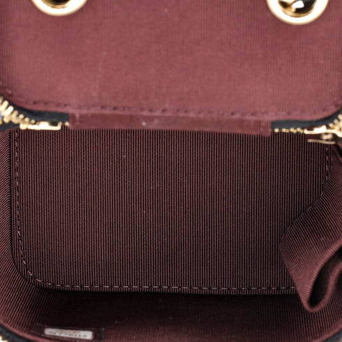 Classic Vanity Case with Chain Quilted Caviar Mini