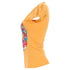 Women's Love Moschino Graphic Print Puffed Sleeve T-Shirt in Yellow Cotton