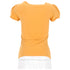 Women's Love Moschino Graphic Print Puffed Sleeve T-Shirt in Yellow Cotton