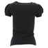 Women's Love Moschino Graphic Print Puffed Sleeve T-Shirt in Black Cotton