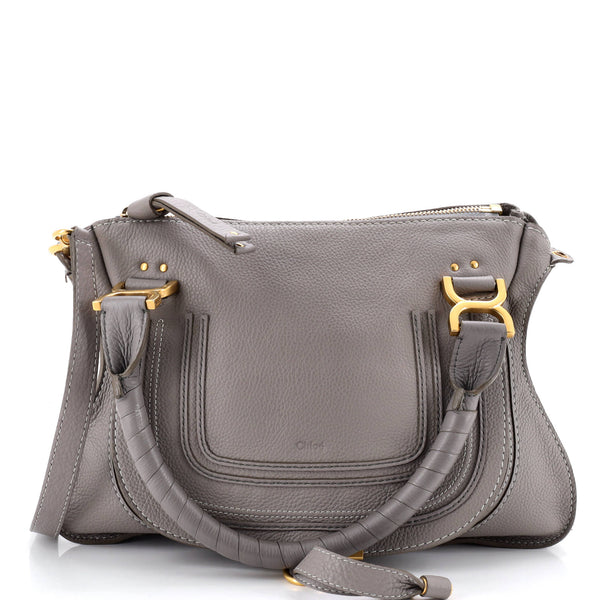 Marcie Satchel Leather Medium