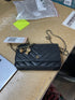 Ancient Greek Charm Wallet on Chain Chevron Caviar