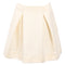 Women's Jil Sander Pleated Mini A-Line Skirt in Viscose