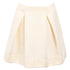 Women's Jil Sander Pleated Mini A-Line Skirt in Viscose
