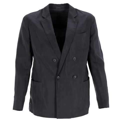 Men's Giorgio Armani Blazer in Black Linen