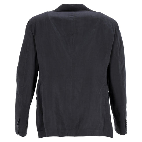 Men's Giorgio Armani Blazer in Black Linen