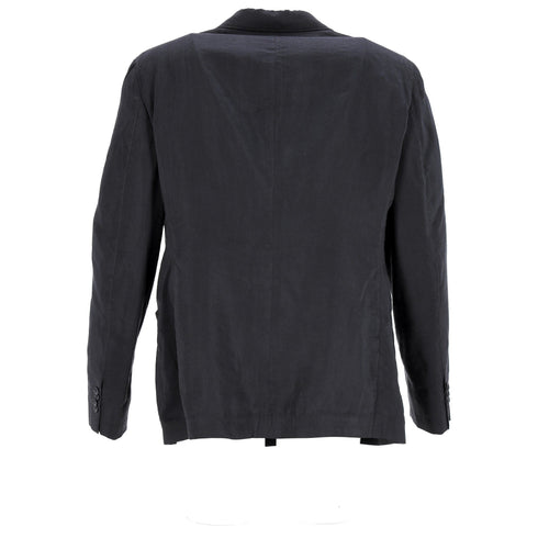 Men's Giorgio Armani Blazer in Black Linen