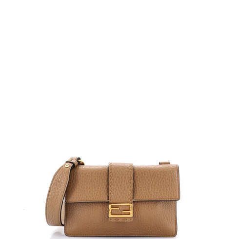 Baguette Crossbody Bag Leather