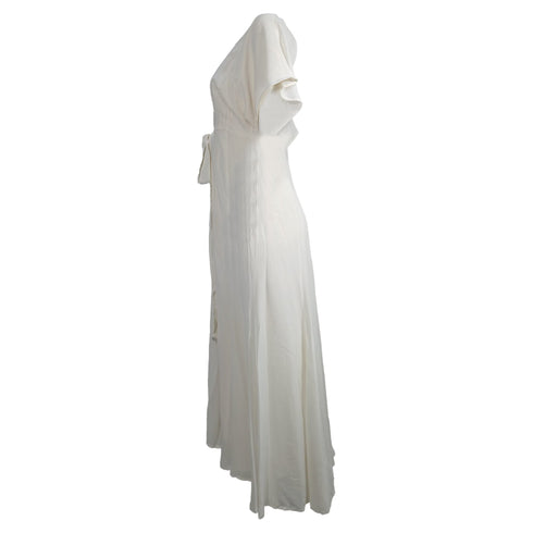Women's Reformation Winslow Maxi Dress in White Viscose
