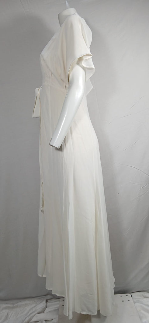Women's Reformation Winslow Maxi Dress in White Viscose