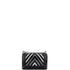 Boy Flap Bag Chevron Patent with Glitter PVC Small