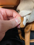Vertical Cabas Tote Canvas with Leather Small