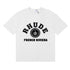Rhude T-shirts French Cote d'Azur Printed Cotton Casual Short Sleeves Men and Women