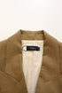 Women's Joseph Double-Breasted Sleeveless Vest in Brown Linen