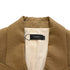 Women's Joseph Double-Breasted Sleeveless Vest in Brown Linen