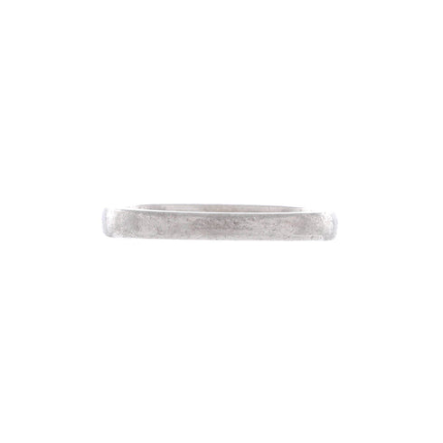 Half Setting Wedding Band Ring Platinum with Diamonds 2.5mm