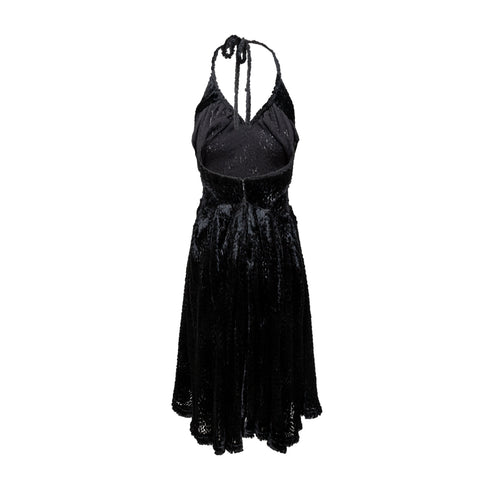 Women's Vivienne Westwood Gold Label Faux Fur Halter Dress - '90s