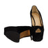 Women's Black Suede Platform High Heel Shoes - '20s