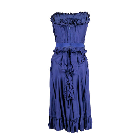 Women's Moschino Ruffled Corset Dress - '10s