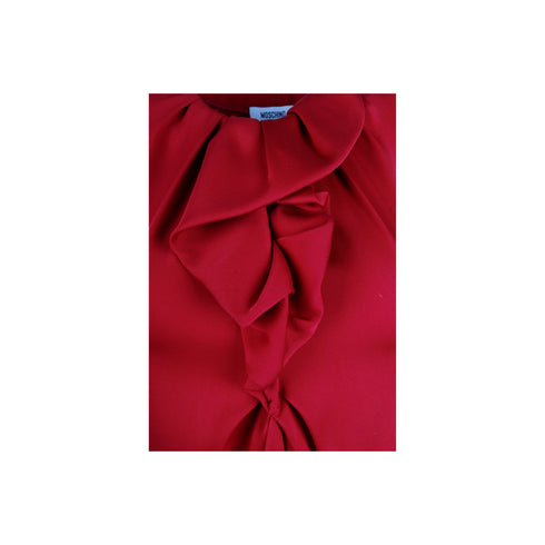 Women's Moschino Ruffle Neck Top - '00s