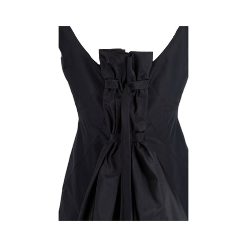 Women's Moschino Silk Dress with Back Pleats - '10s