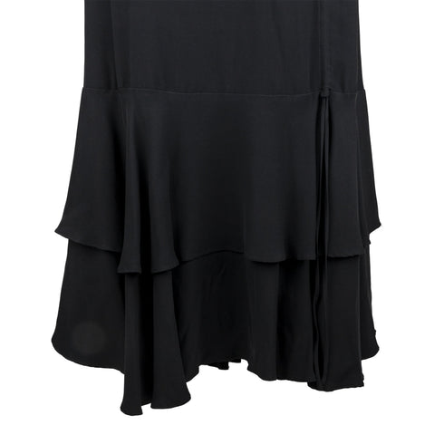 Women's Moschino Couture Layered Ruched Long Skirt - '90s