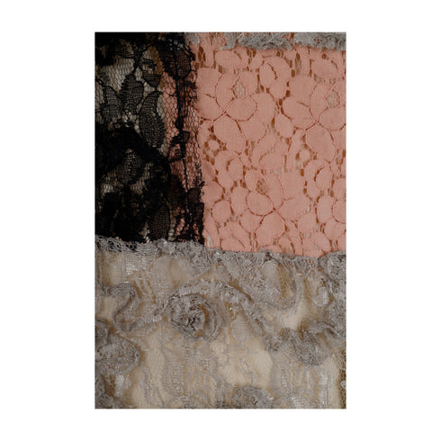 Women's Moschino Cheap and Chic Colorblock Lace Dress - '10s