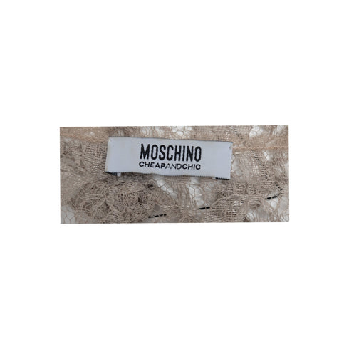 Women's Moschino Cheap and Chic Colorblock Lace Dress - '10s