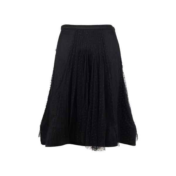 Women's Moschino Dotted Lace Skirt - '10s