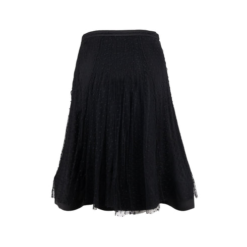 Women's Moschino Dotted Lace Skirt - '10s