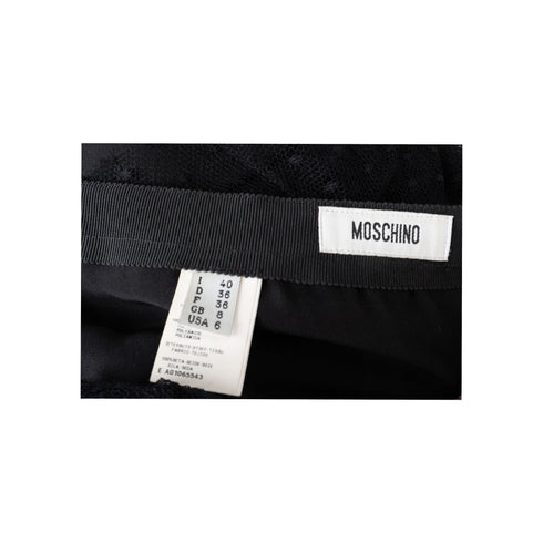 Women's Moschino Dotted Lace Skirt - '10s