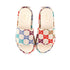 Women's Angelina Platform Slide Sandals Multicolor GG Linen