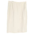 Women's Giorgio Armani Mini Pencil Skirt in White Linen