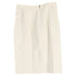 Women's Giorgio Armani Mini Pencil Skirt in White Linen