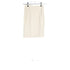 Women's Giorgio Armani Mini Pencil Skirt in White Linen