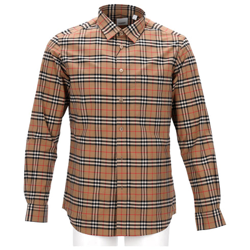 Men's Burberry Checked Shirt Longsleeves