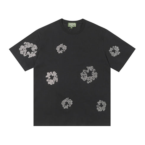 Denim Tears T-shirts Rhinestones