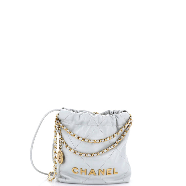 22 Chain Hobo Quilted Calfskin Mini