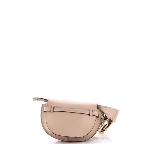 Gate Dual Shoulder Bag Leather Mini