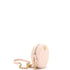 Round Chain Crossbody Bag Quilted Caviar Small
