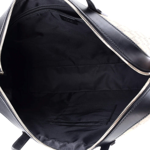 Web Zip Around Briefcase GG Coated Canvas Medium