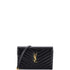 Classic Monogram Wallet on Chain Matelasse Chevron Leather Small