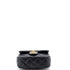 CC Enamel Pearl Charm Me Square Flap Bag Quilted Lambskin Mini