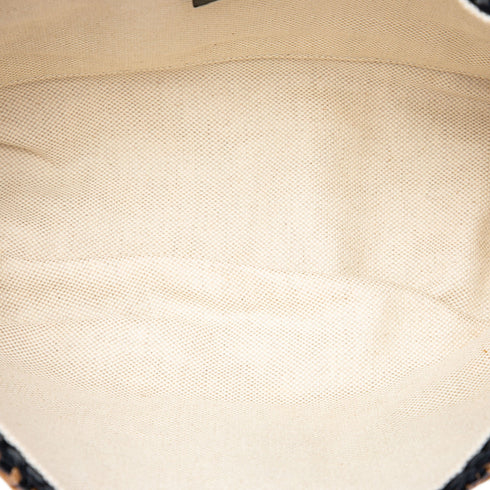 GG Marmont Flap Bag Raffia Small