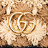GG Marmont Flap Bag Raffia Small