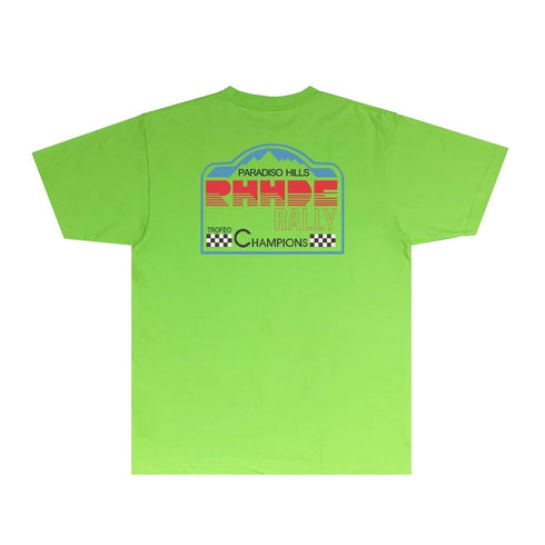 Rhude T-shirts Printed Trendy Pure Cotton