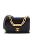 Bracelet On Chain Flap Bag Quilted Caviar Mini