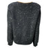 Women's Self-Portrait Embellished Single-Breasted Tweed Jacket in Black Polyester