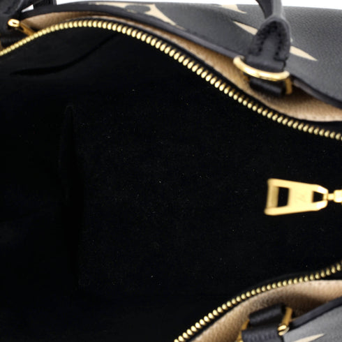 Petit Palais Handbag Bicolor Monogram Empreinte Giant