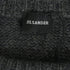 Men's Jil Sander Knitted Chest Pattern Detail Crewneck Sweater in Grey Wool